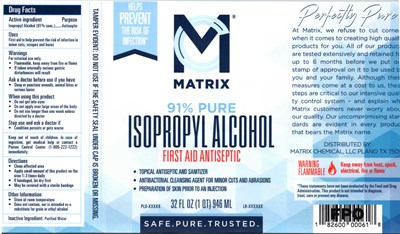 Isopropyl Alcohol 91% (32oz)